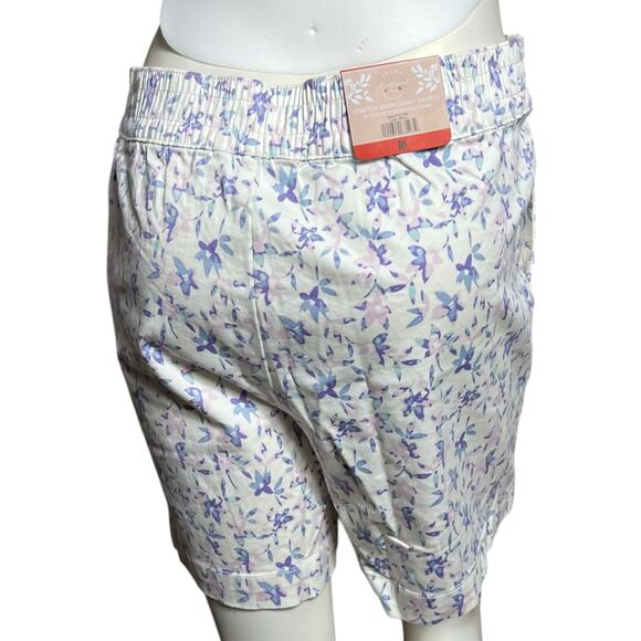 Jachs Girlfriend Floral Cotton-Modal Blend Shorts, Size M – Soft & Comfortable - Picture 11 of 14
